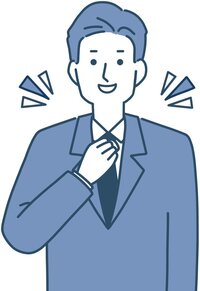 スーツの男性